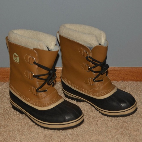 SOREL Womens Light Brown/Black Waterproof Boots 7 - Picture 3 of 5